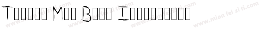 Thomas Mag Bold Ital字体转换